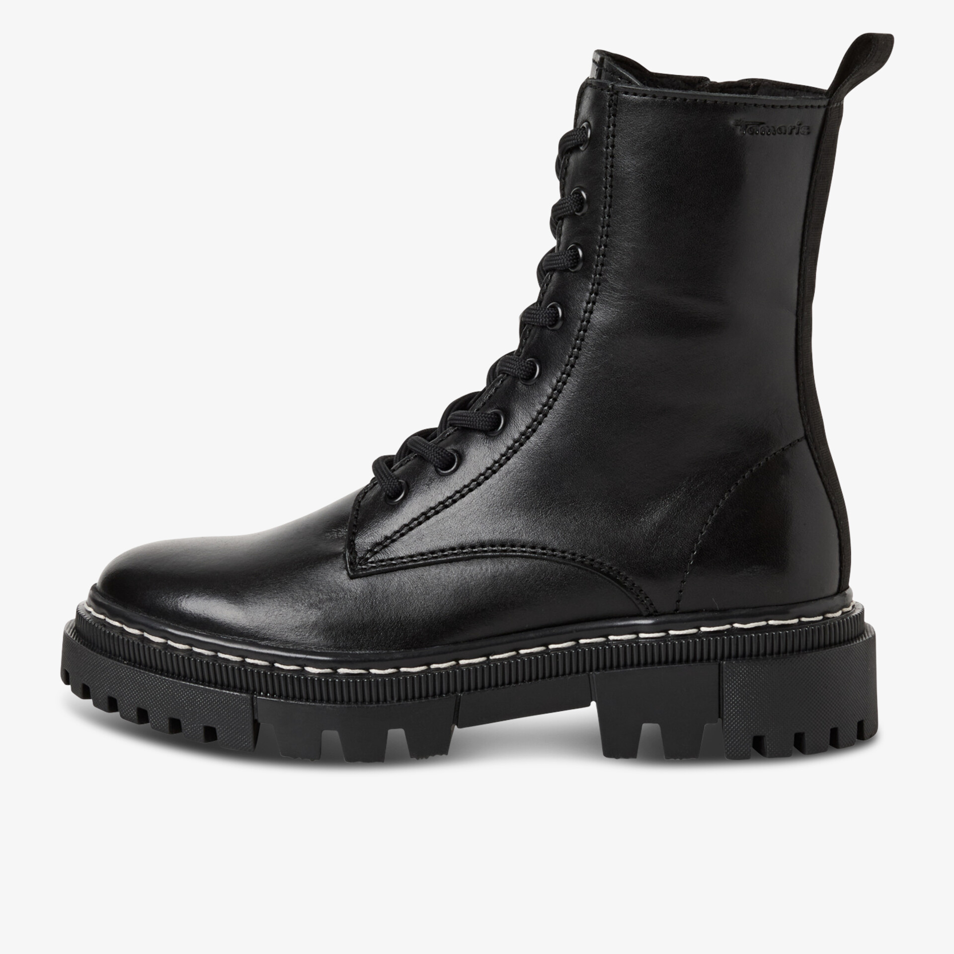 Tamaris Damen Schnürstiefeletten schwarz
