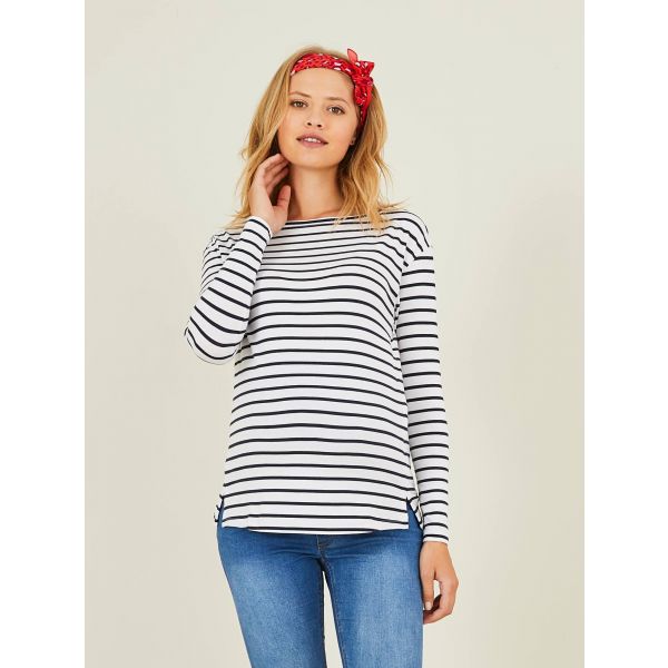Vertbaudet Camisola Cruzada Especial Gravidez e Amamentação Branco 34/36