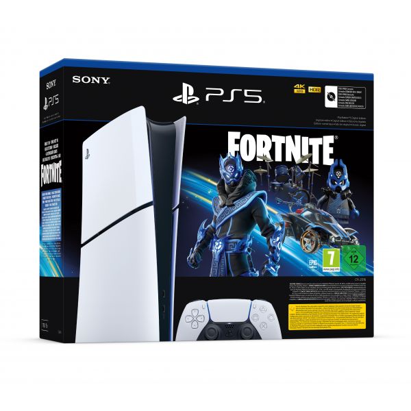 Sony PlayStation 5 Slim Digital Edition 1TB SSD   Fortnite Cobalt Star