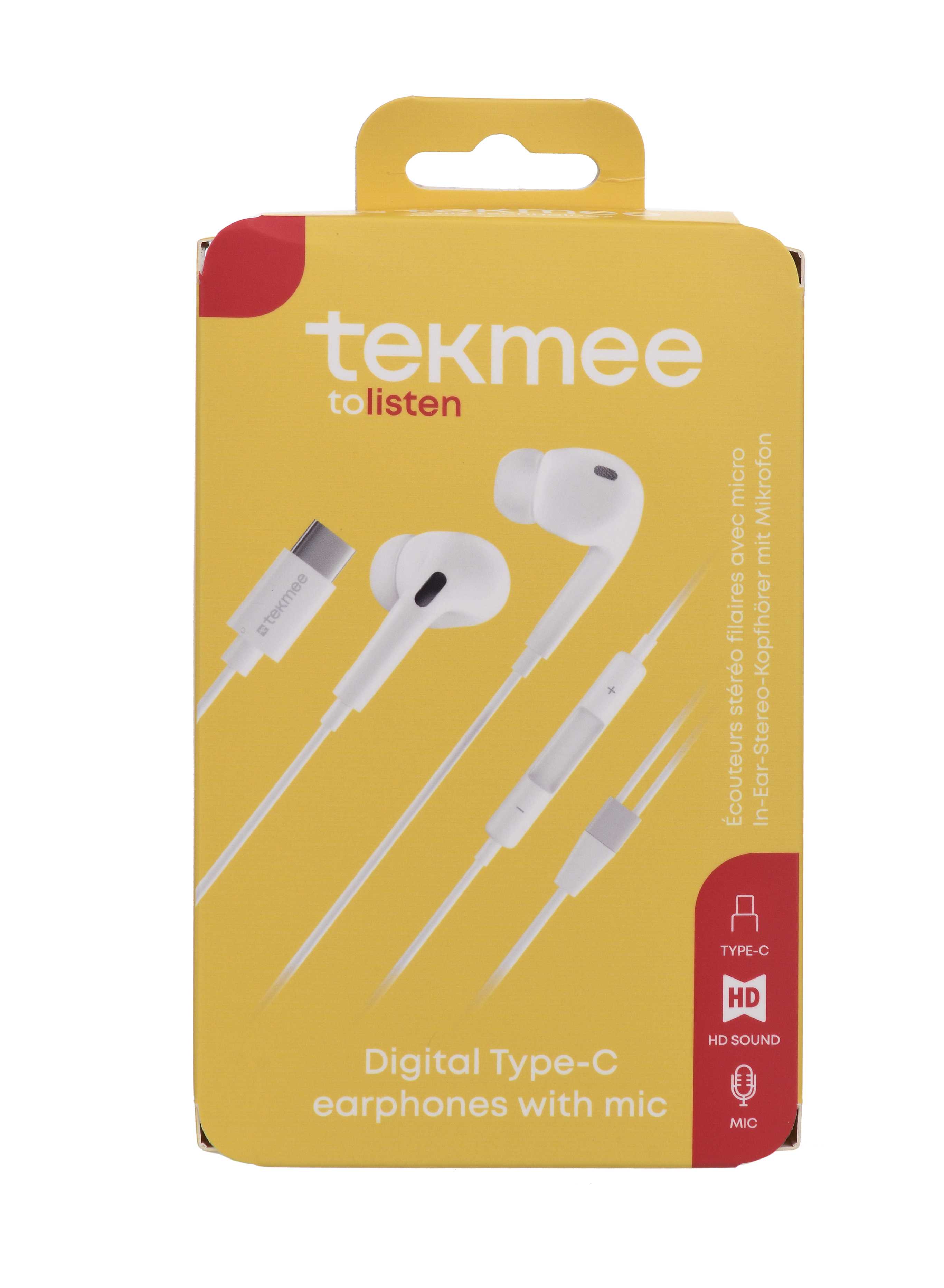 Kopfhörer (In Ear) weiß, Typ C