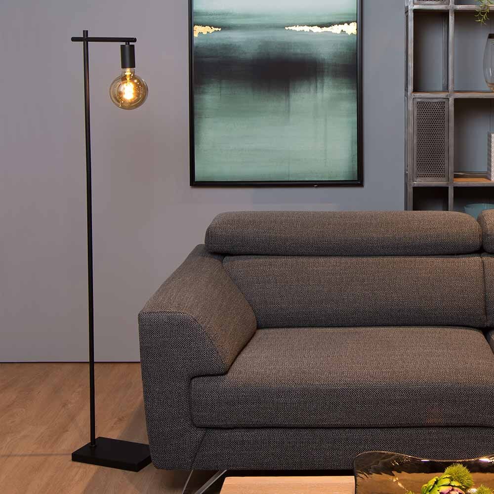 Leanne vloerlamp in zwart E27