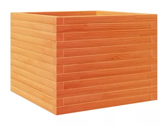 Jardinière bac lit surélevé bois marron 60 x 60 x 46 cm 02_0038472