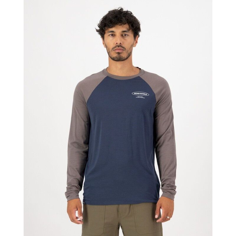 Icon Merino Raglan Long Sleeve - T-shirt en laine mérinos homme