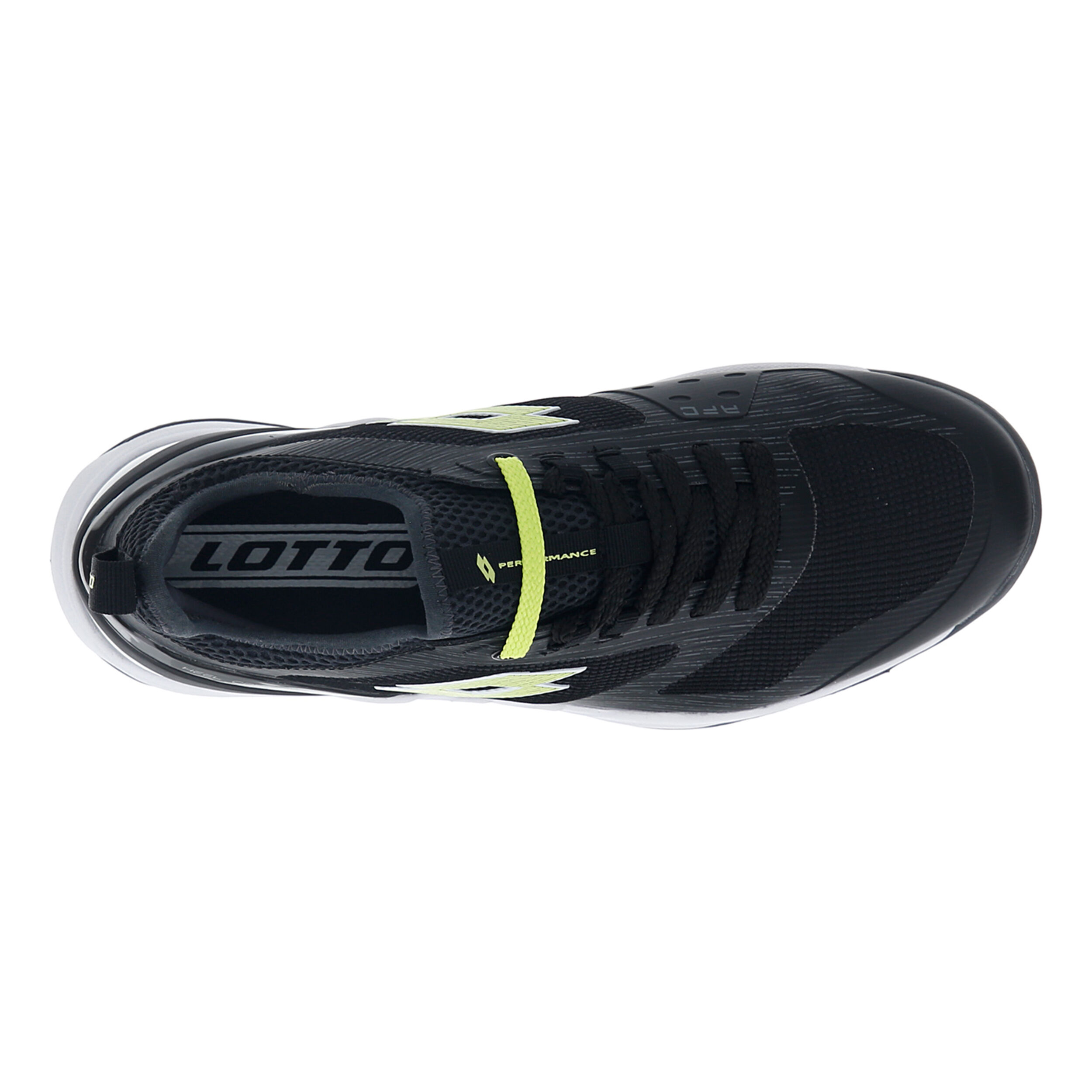 Lotto Mirage 200 Chaussure Terre Battue Hommes - Noir , Jaune Lemon