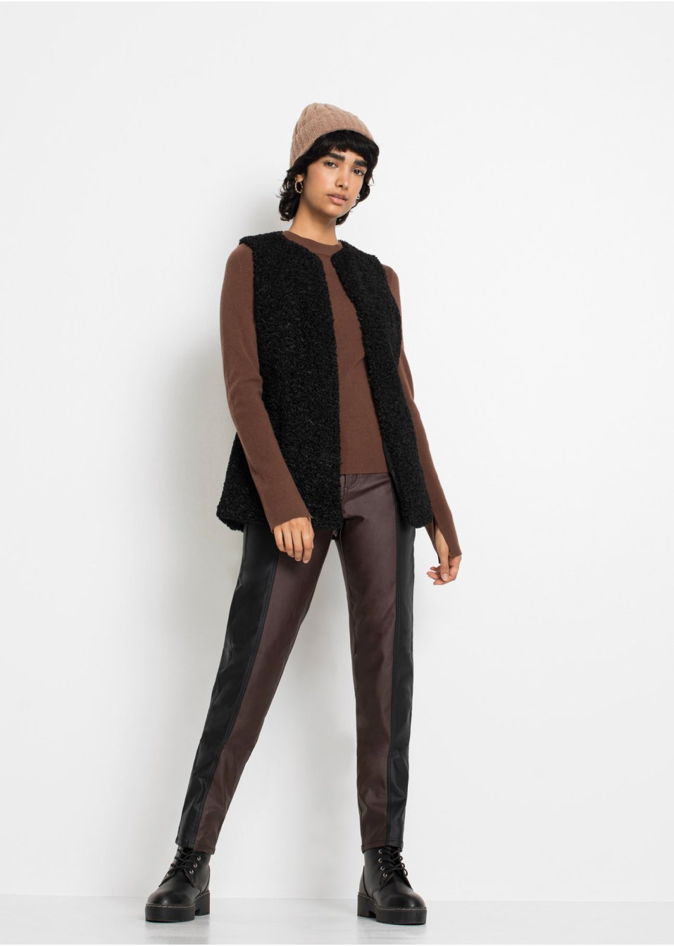 Pantalon avec color block