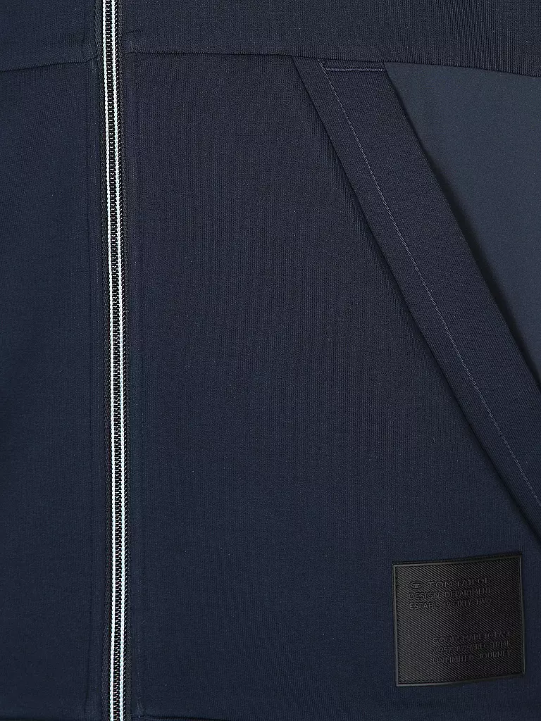 TOM TAILOR Sweatjacke  blau