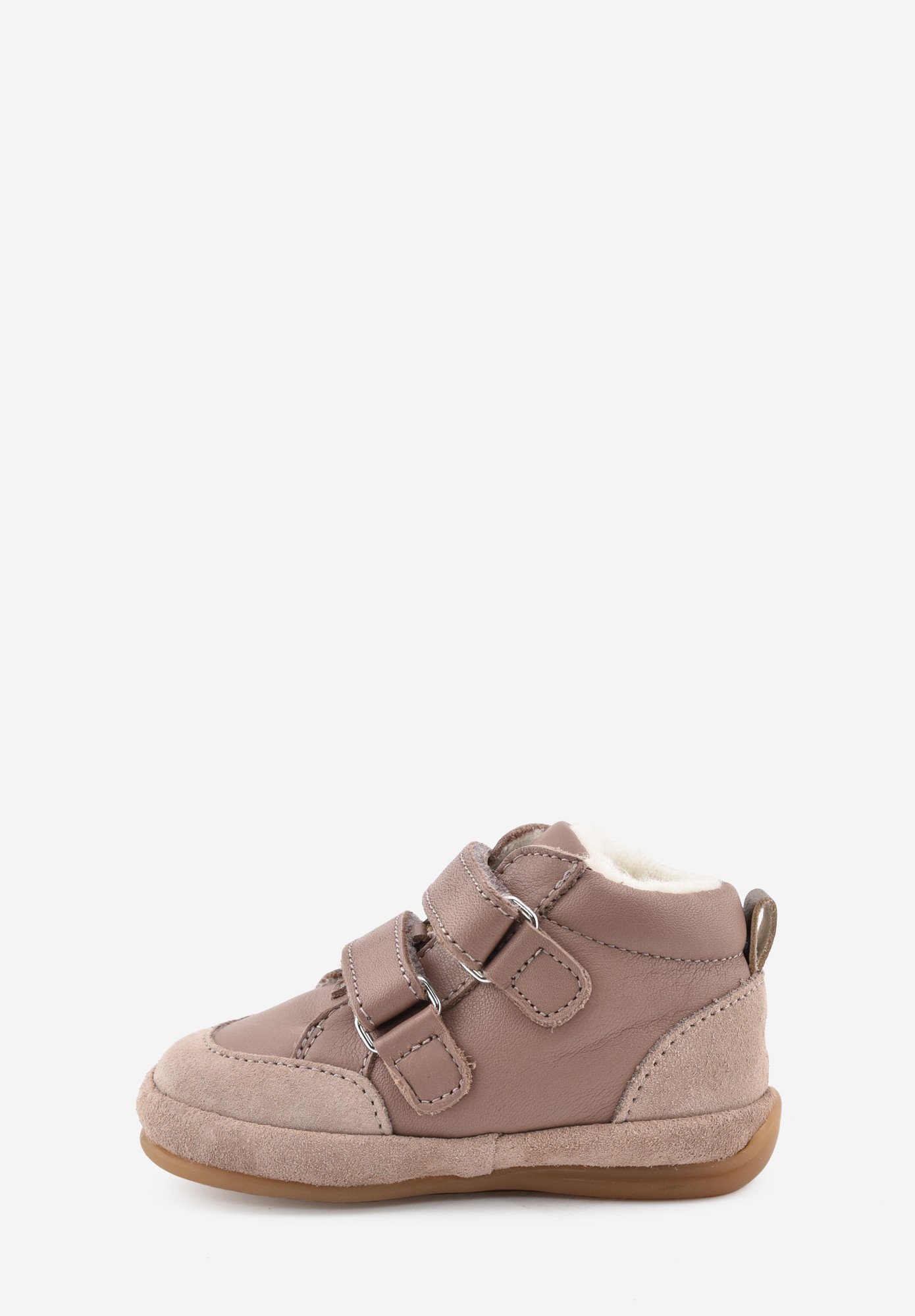 Aubépine cœur Wollfutter erste Schritte Altrosa Bronze