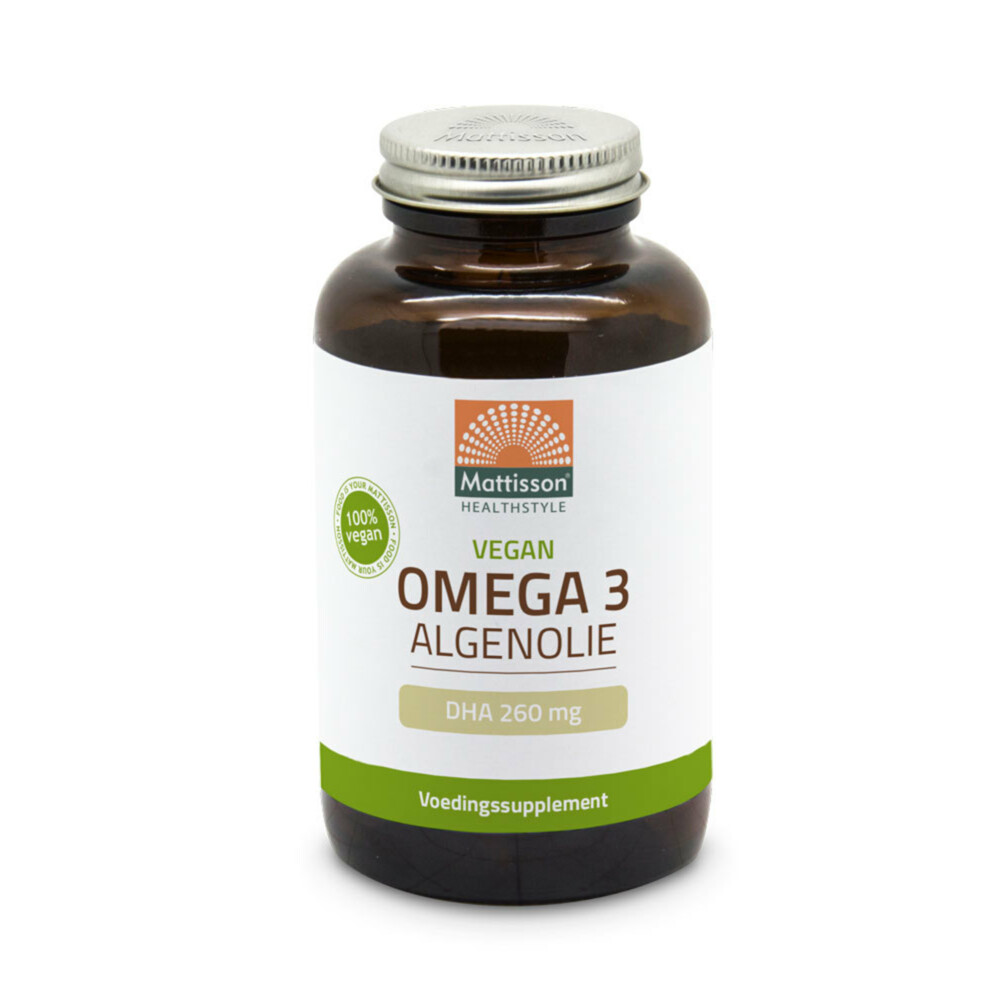 Mattisson Omega 3 Algenolie 260 120 vegacapsules