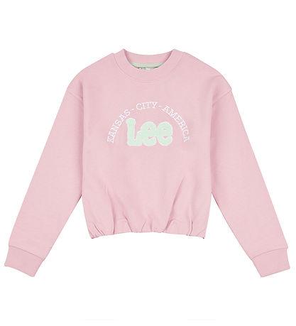 Lee Sweatshirt - Kansas-Grafik - Pink Nectar