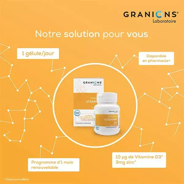 Granions Vitamina D3 60 cápsulas
