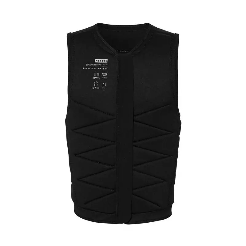 Gilet impact MYSTIC Outlaw Fzip Wake Black