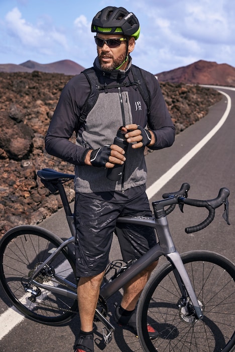 JAY-PI Outdoorjacke, FLEXNAMIC®, Bikewear, Kapuzenkragen, Meshfutter
