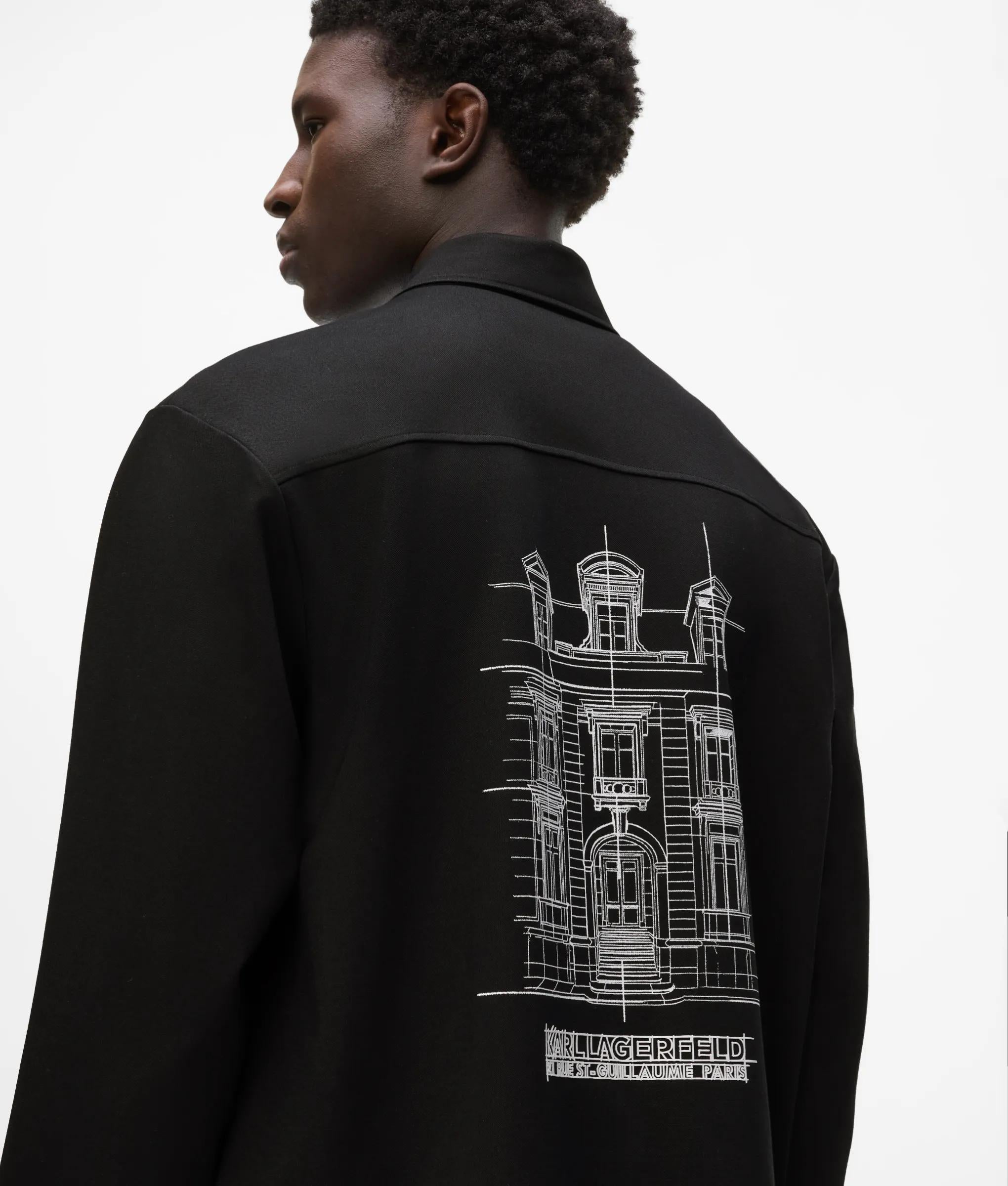 Maison de Karl jersey overhemd
