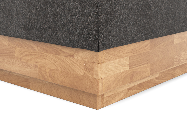 Boxspringbett VALMONDO INCANA 160X200 H2\/H2 BRAUN