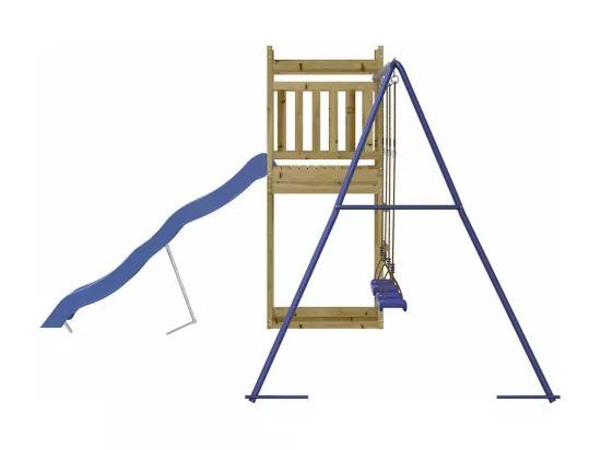 Aire de jeux d'extérieur bois de pin imprégné