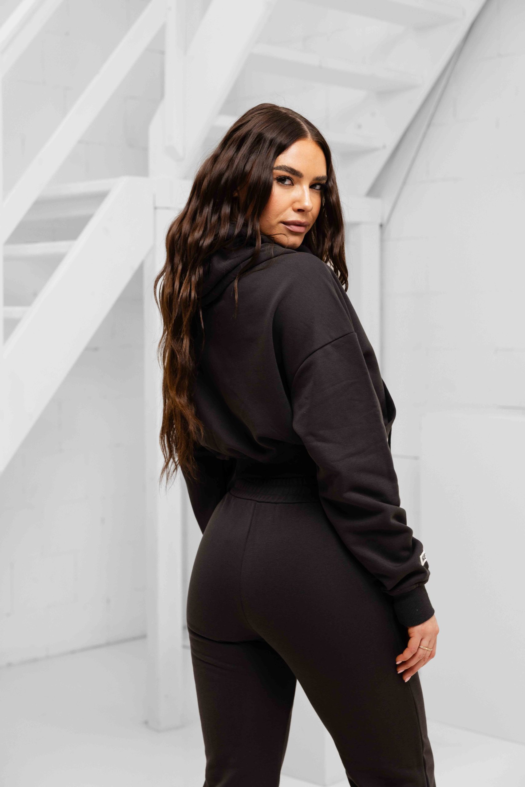 Unique The Label Molly Trainingspak Dames Donkergrijs