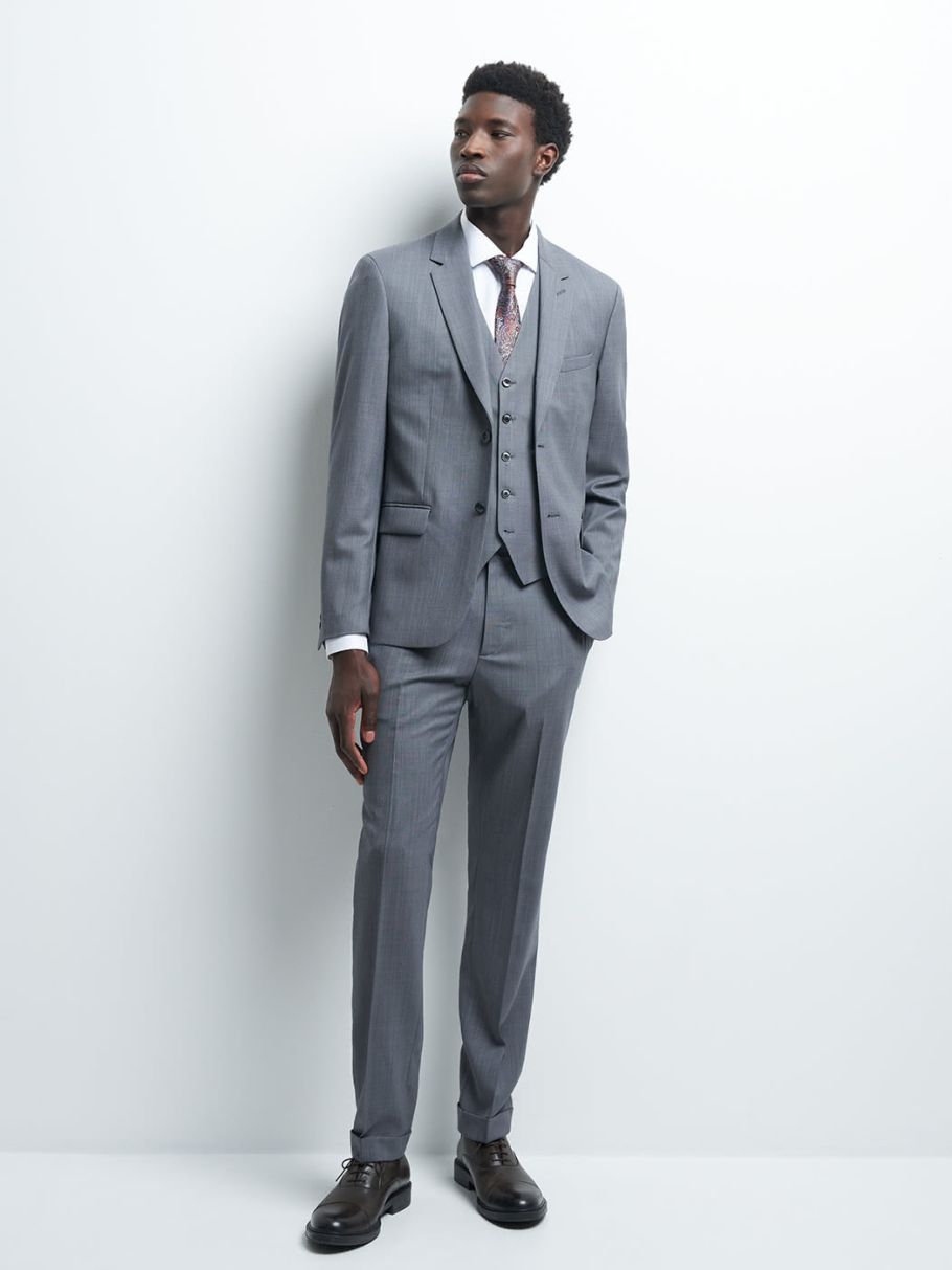 Pantalon coordonnable extraslim en laine