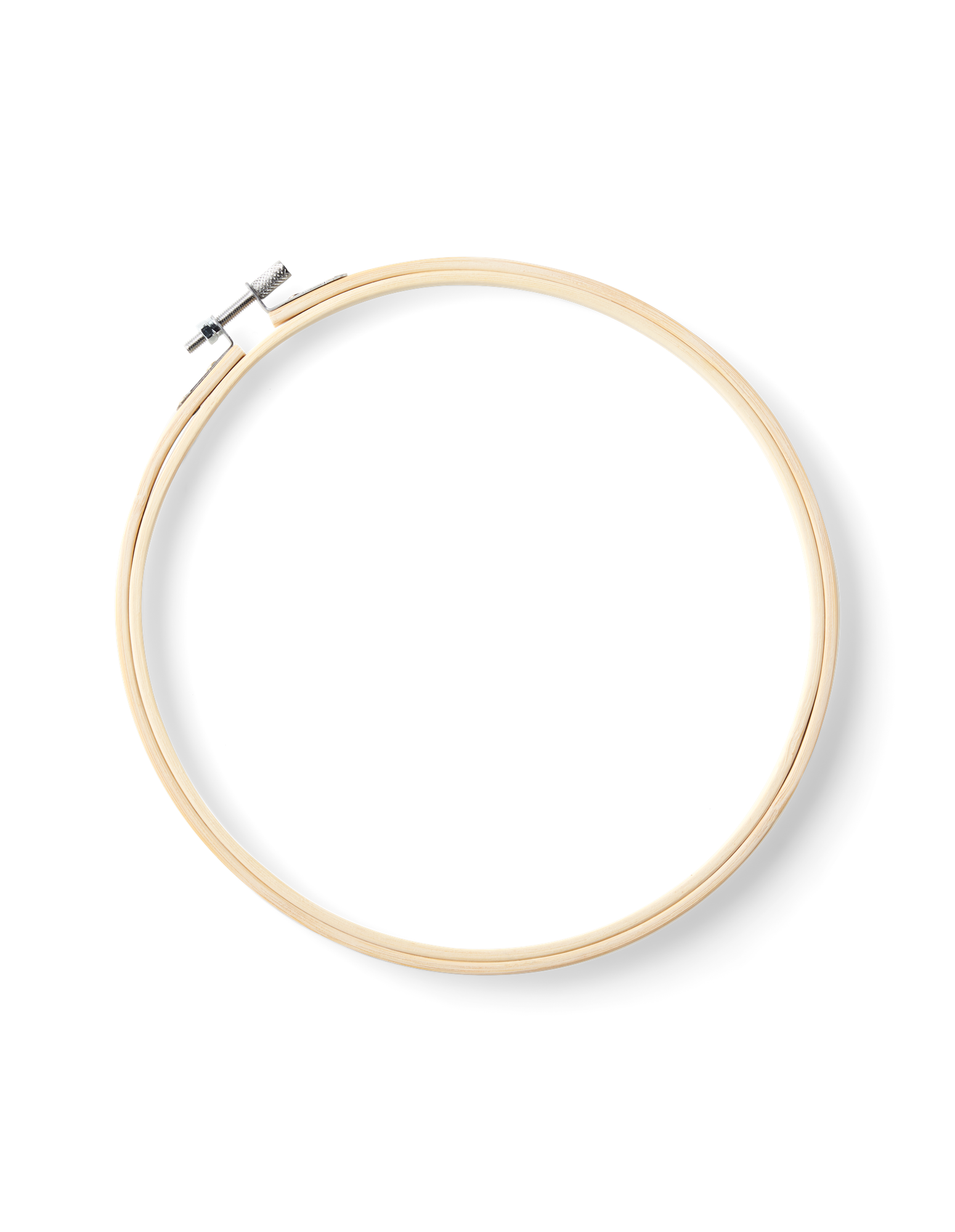 Broderiramme | Bambus. 19 cm. | Nature
