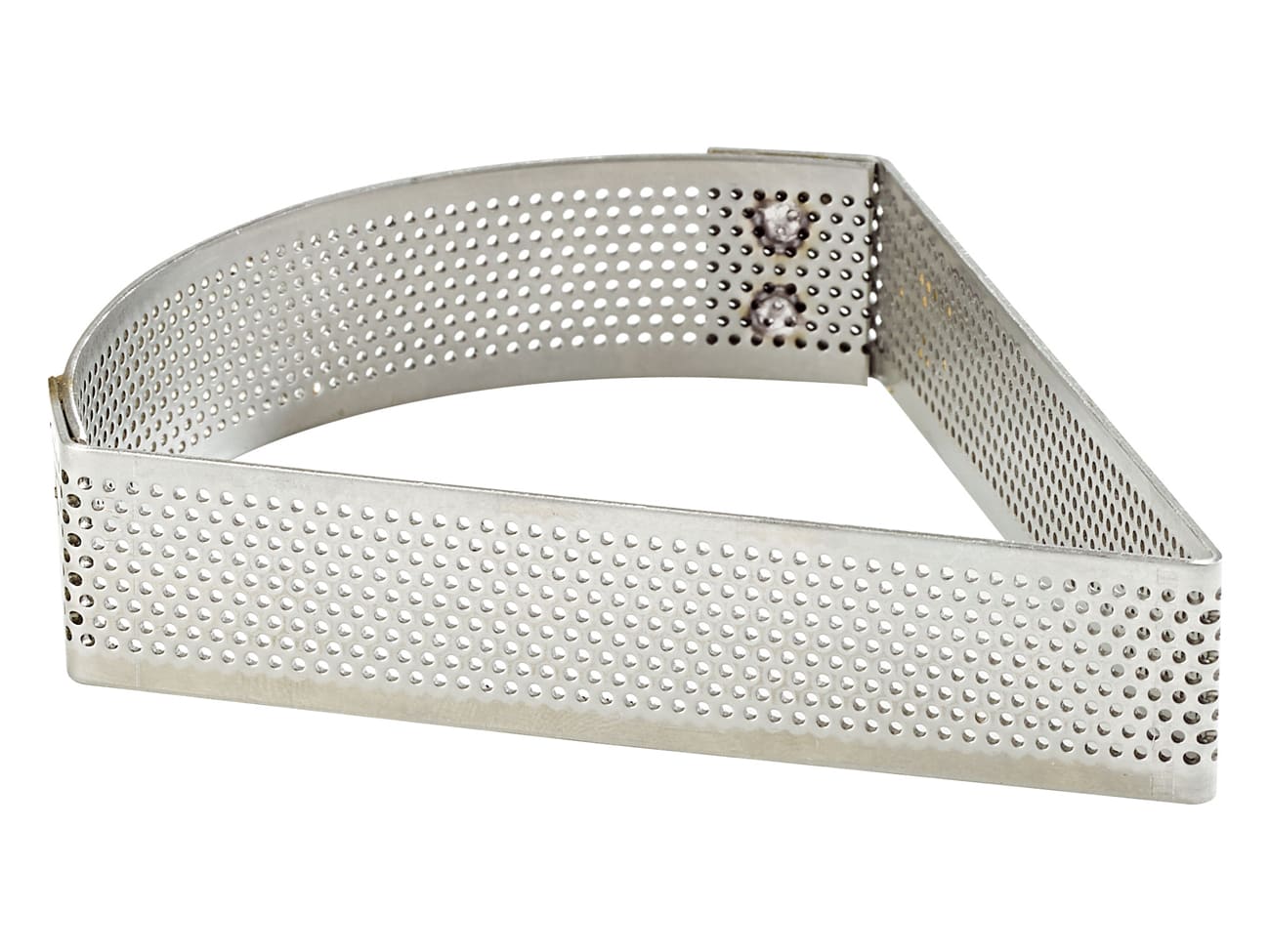 Triangle à tarte perforé inox - 12 x 10,5 cm - Mallard Ferrière