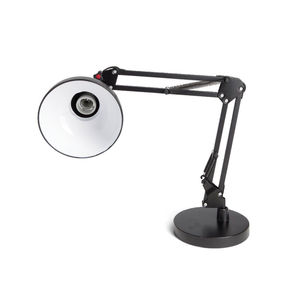 Lampe architecte métal noir H56cm