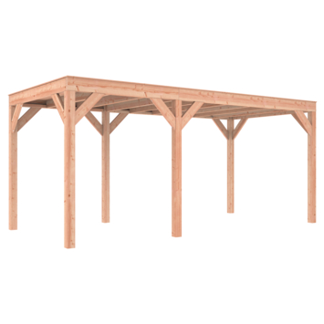Overkapping Douglas 545x255cm a-symmetrisch