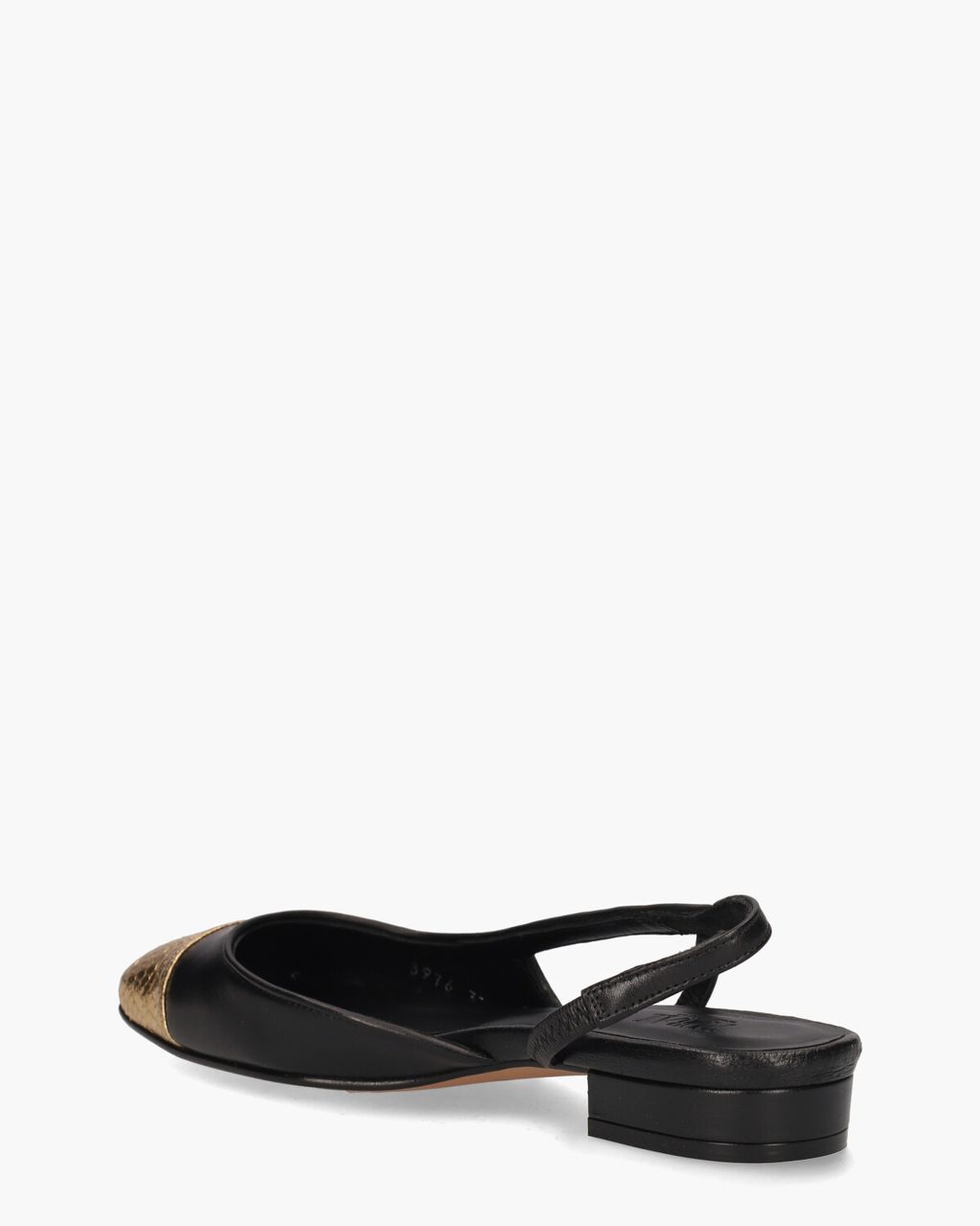Toral Luisa Zwart/Goud Damesloafers