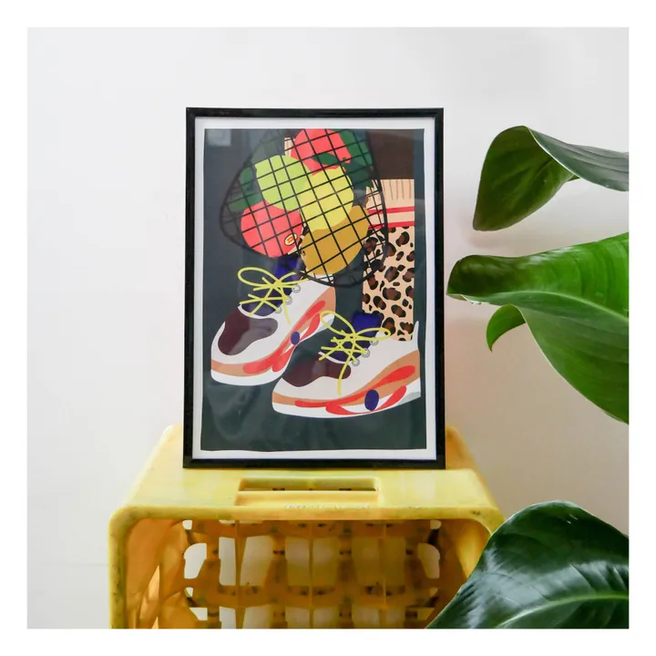 Taxi Brousse Affiche Shoes  | Bleu