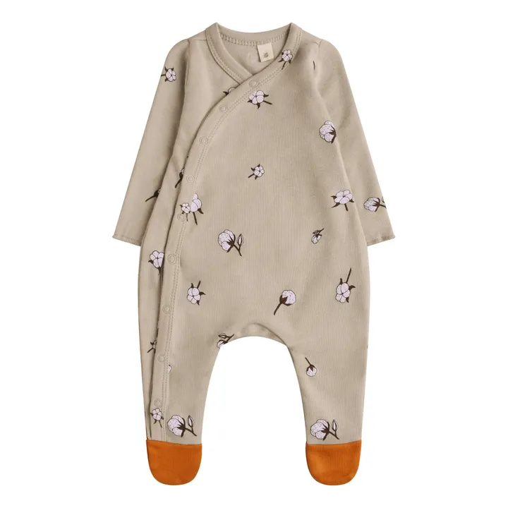 Organic Zoo Pyjama Cottonfield | Gris clair