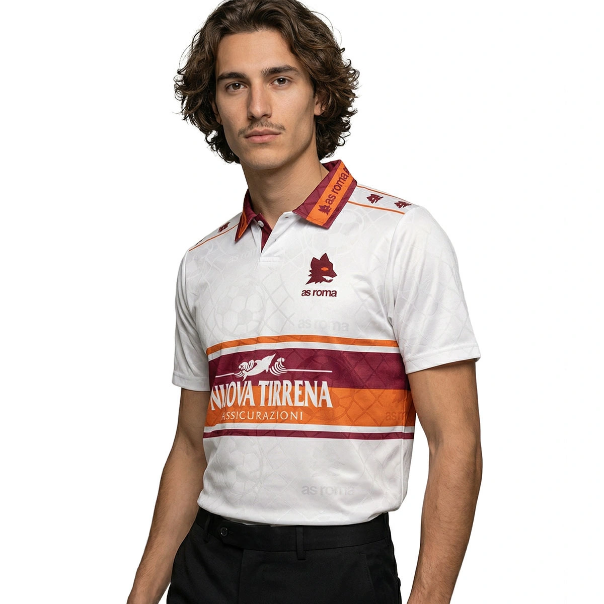 T-Shirt COPA A.S. Roma 1994 - 95 Away Retro Football Shirt