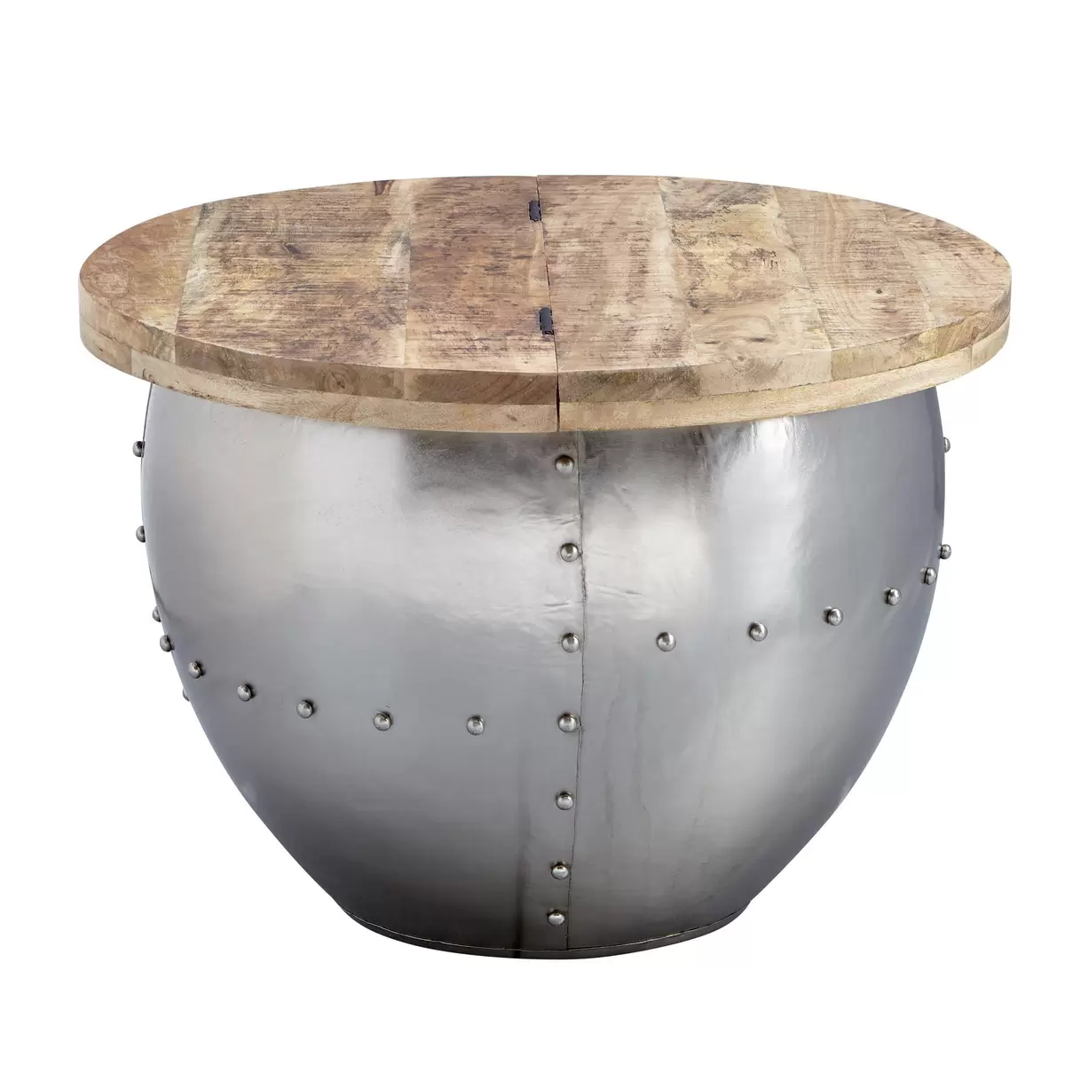 Couchtisch Tours braun,silber