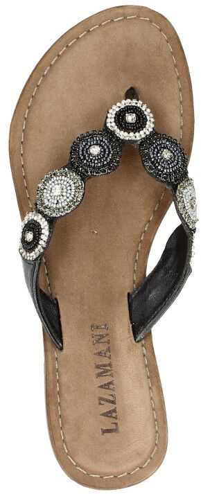 Lazamani Teenslippers zwart