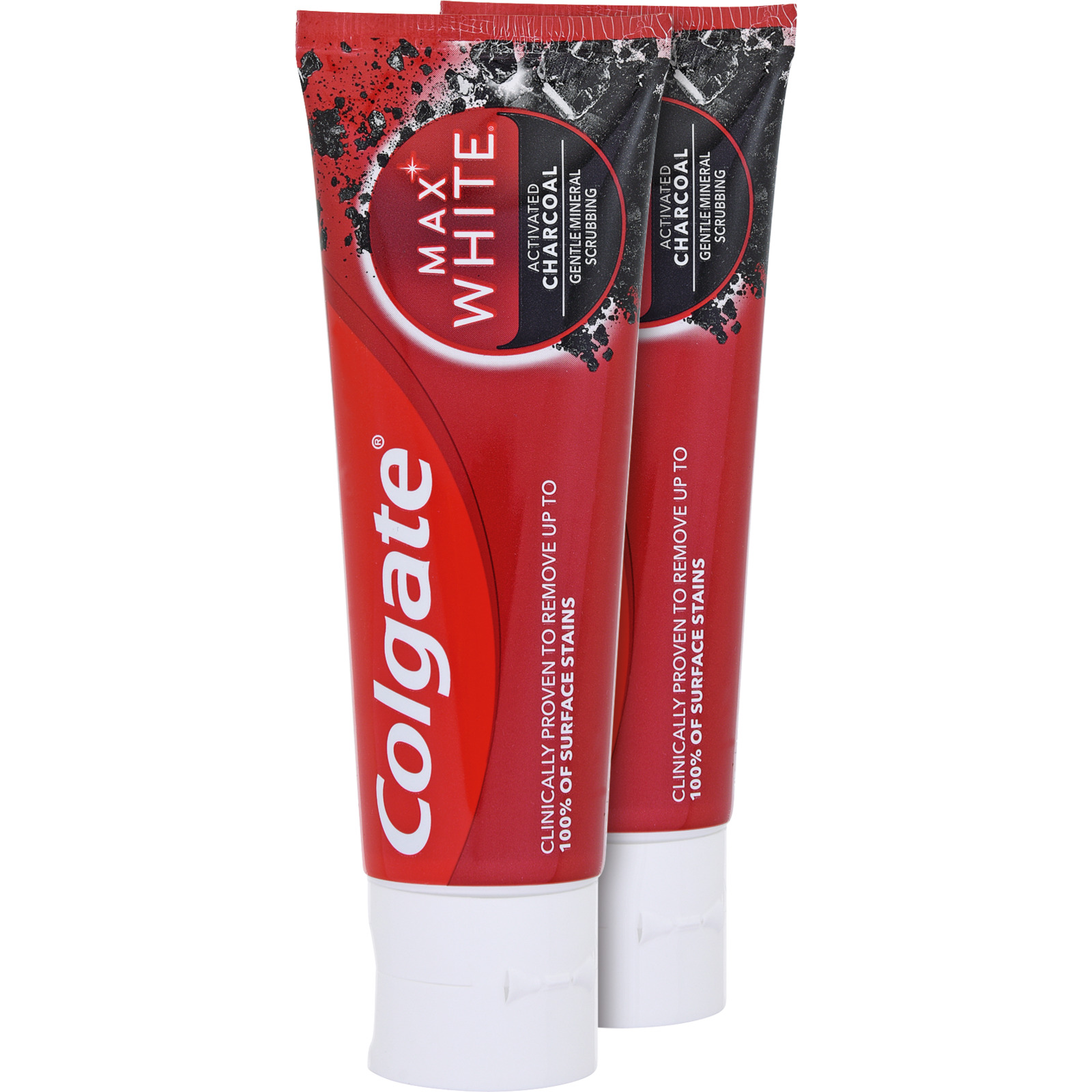 Colgate ZP Max White Act Charcoal 2x75ml