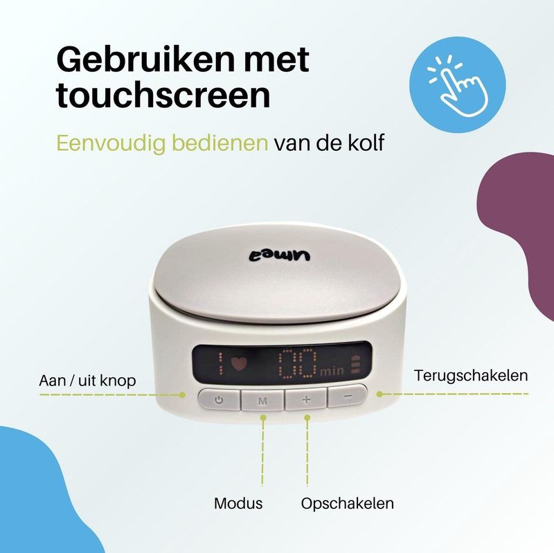 Umea - Dubbele Borstkolf - Elektrische Borstkolf - Wit