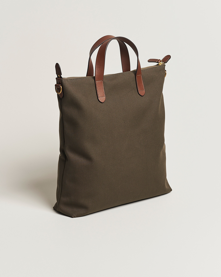 Mismo M/S Canvas Shopper Army/Cuoio