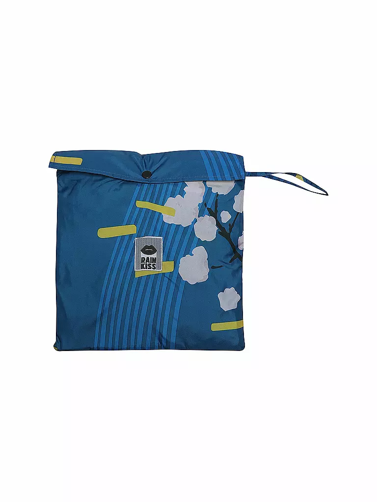RAINKISS Regenjacke - Regenponcho Japanese Blossom blau
