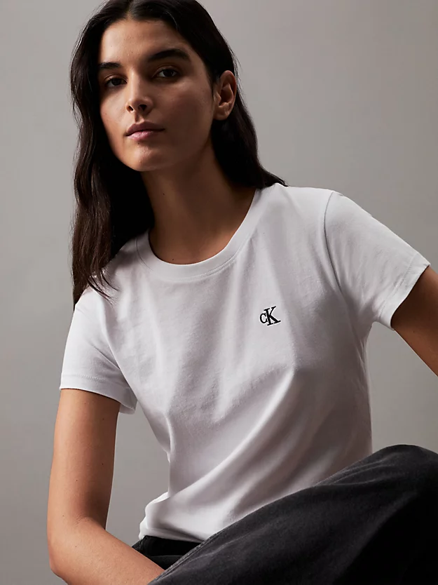Camiseta slim de algodão orgânico