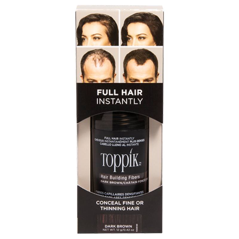 Toppik Hair Building Fibers 12 gr. - Dark Brown