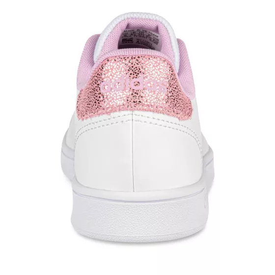 Baskets BLANCHES ADIDAS Advantage K