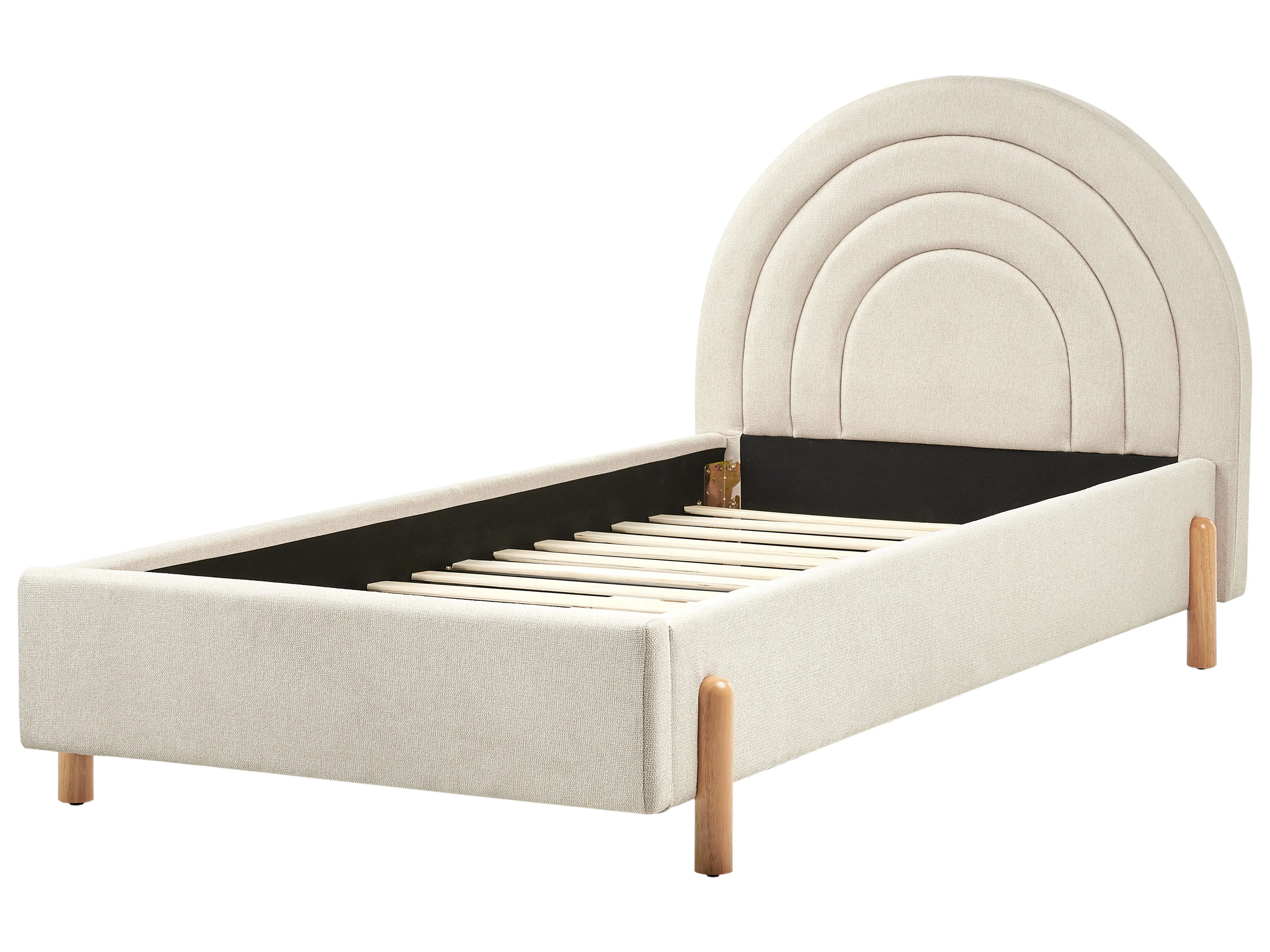 Kinderbed Stof ANET 90 x 200 cm Beige