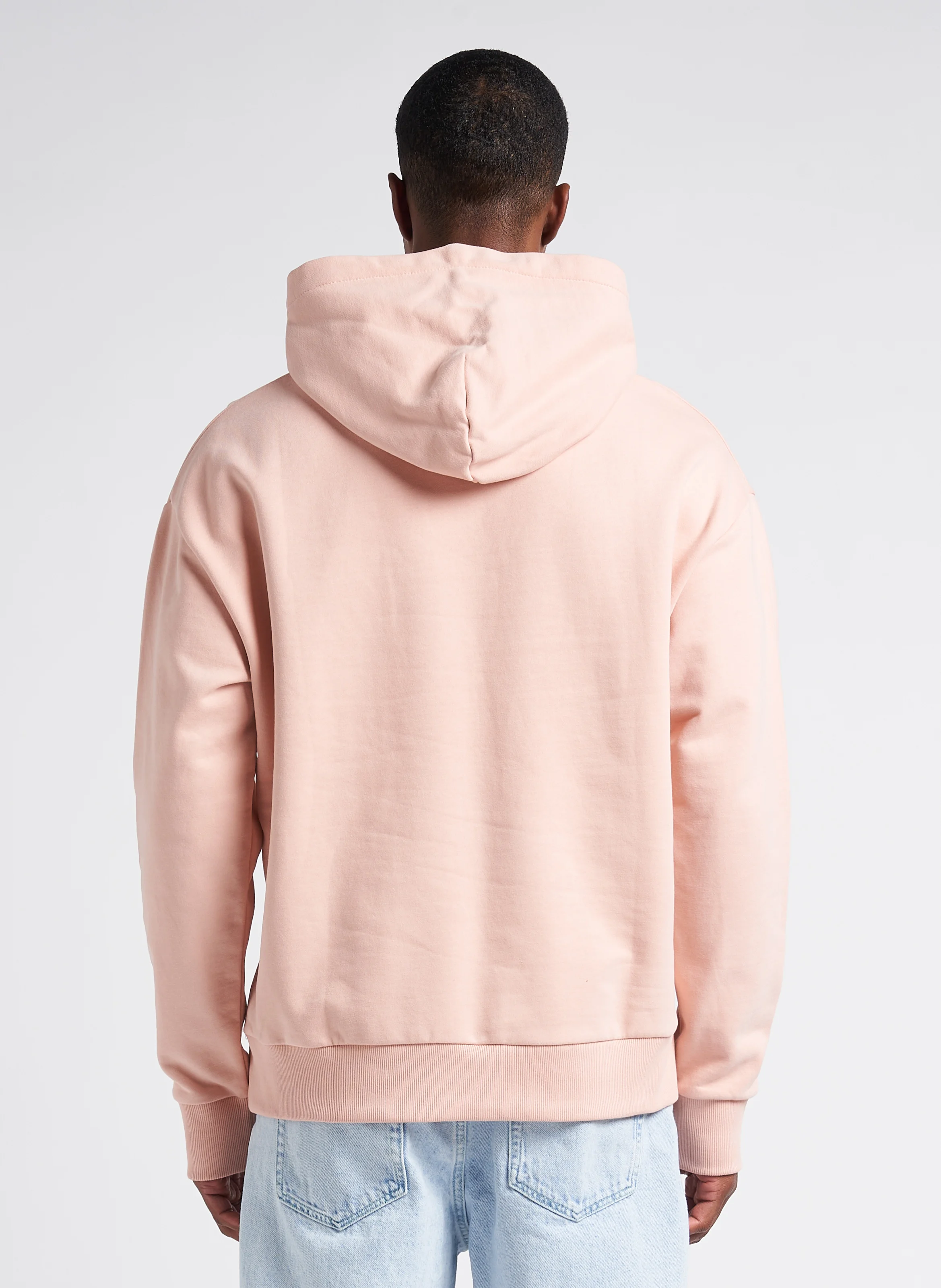 Sweat à capuche en coton| Rose