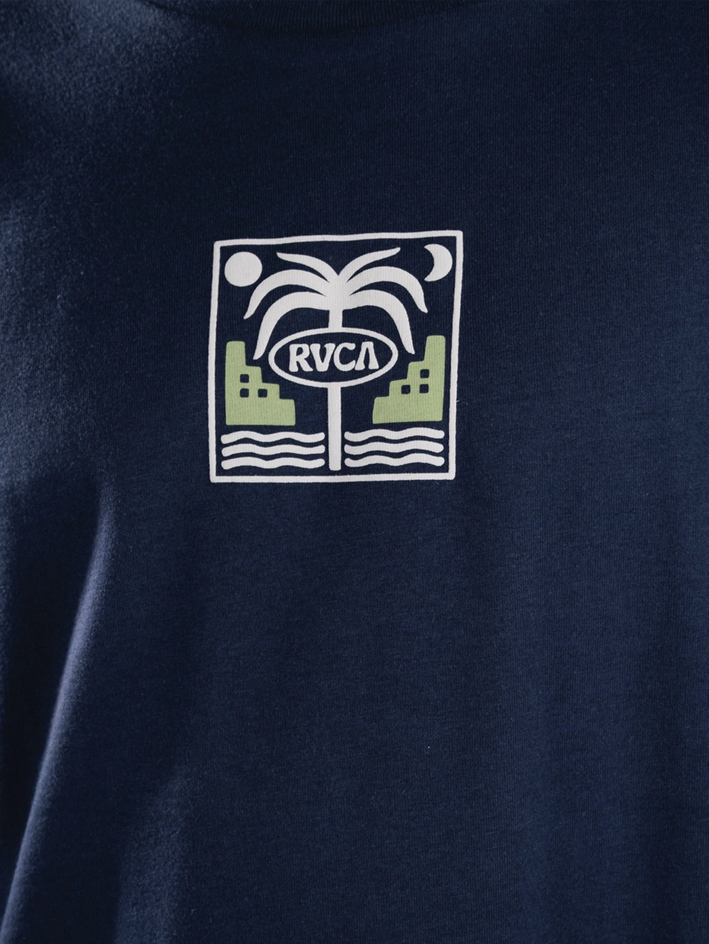 RVCA Morocco Palm T-Shirt navy