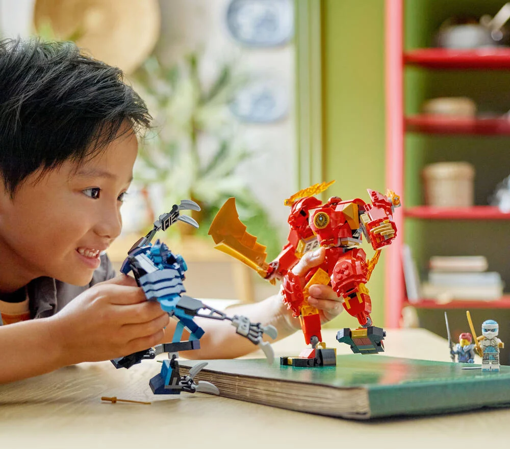 LEGO®NINJAGO® 71808 - LE ROBOT ELEMENTAIRE DU FEU DE KAI
