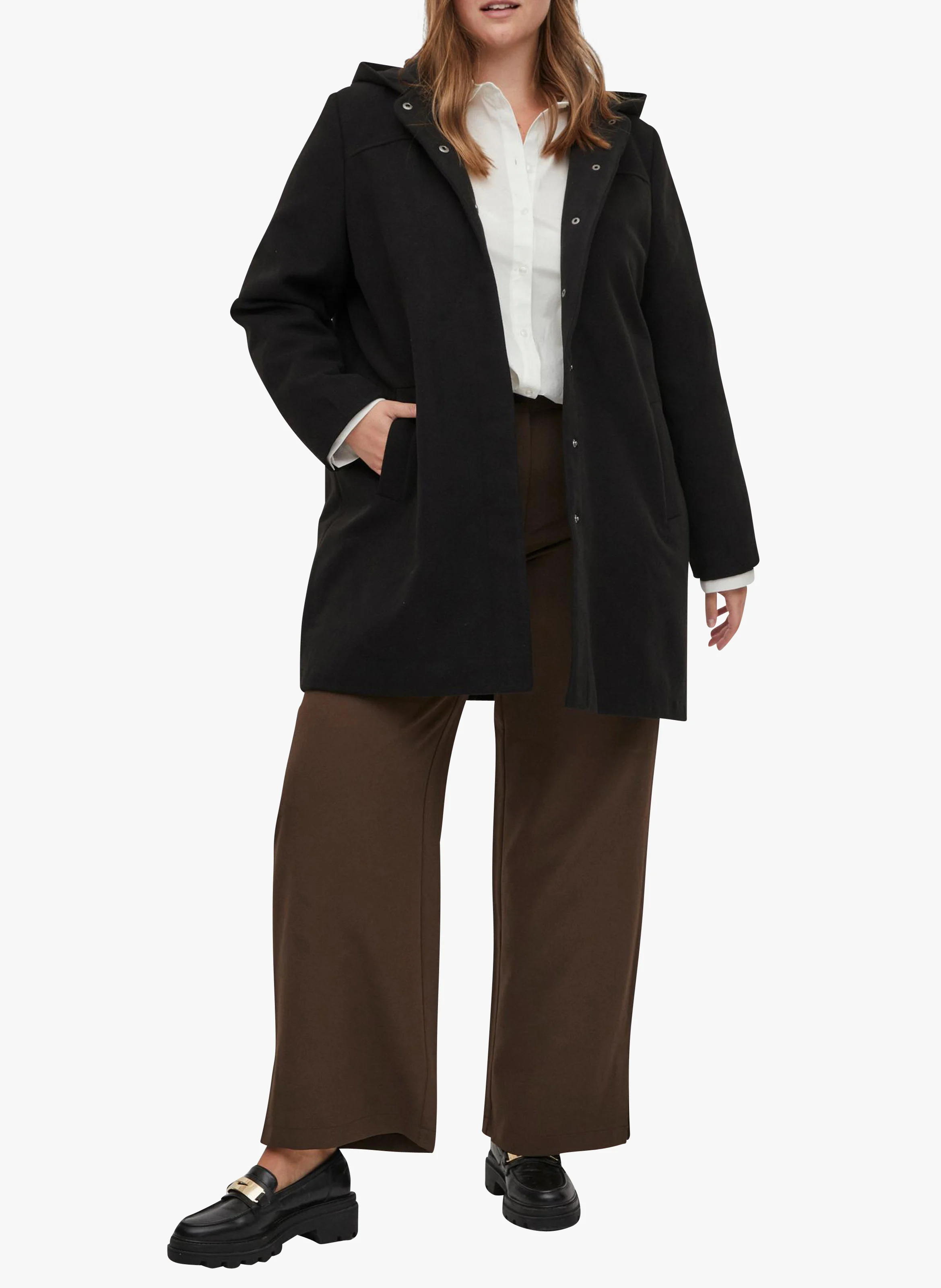 Manteau à capuche | Noir