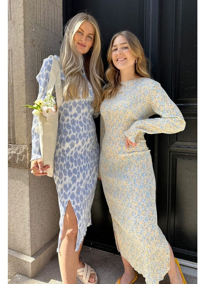 BYIC Odaic Dress bdf blue dazzling flower