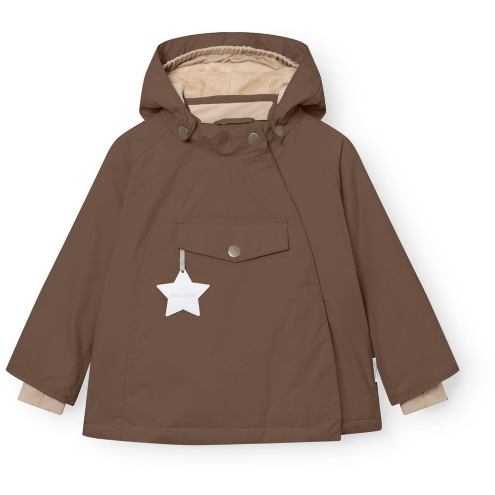 Køb Mini A ture Chestnut Brown Matwang Fleece Lined Winter Jacket. GRS
