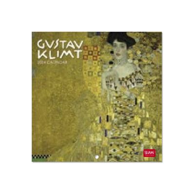 Legami Photo Collection - Calendrier 2024 - 18 x 18 cm - Gustav Klimt