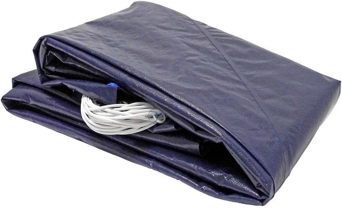 POOL Total Premium Ø 4,50 m Rundbecken Poolabdeckung - 200g/m² - blau/schwarz - Made in Germany by MTH…