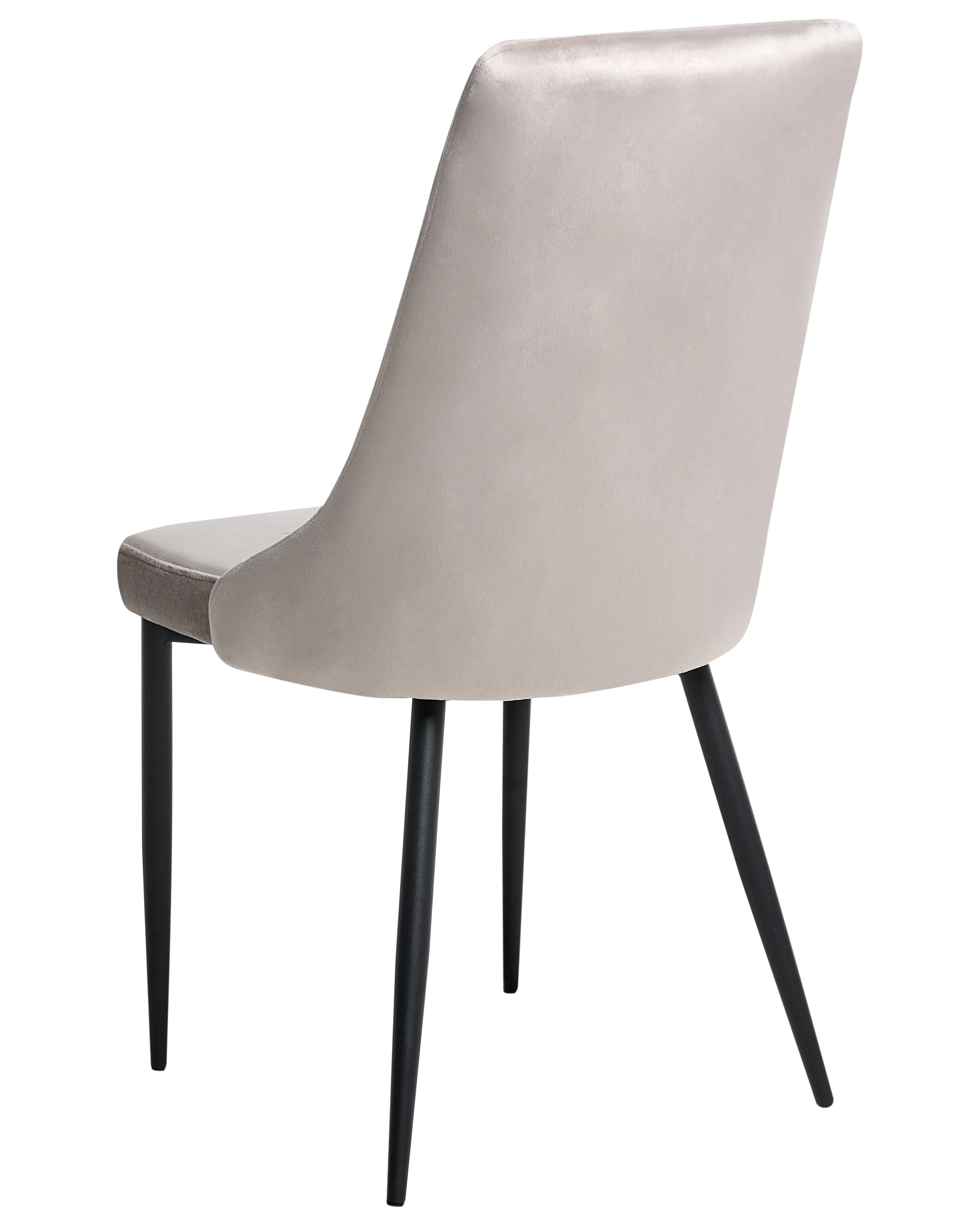Set van 2 eetkamerstoelen AVENIR Fluweel Taupe