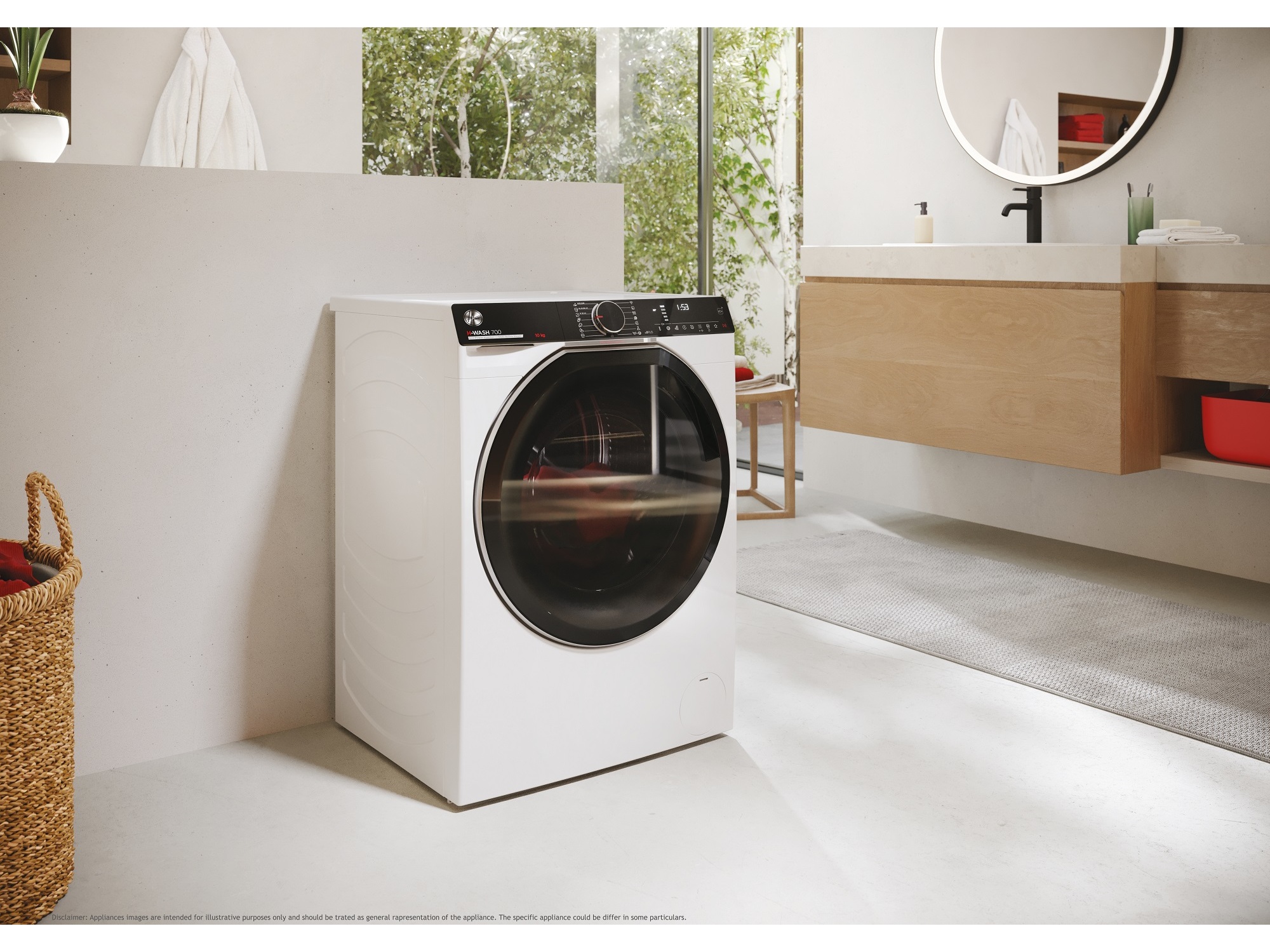 MÁQUINA LAVAR ROUPA HOOVER H7W 412MBC8-S