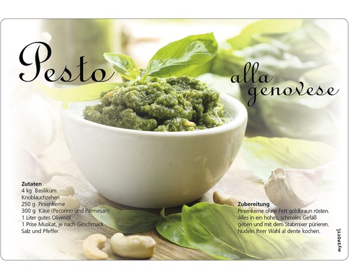 mySPOTTI pop Pesto keukenachterwand 59x41 cm